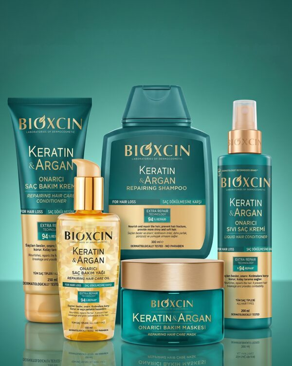 Bioxcin Keratiin & Argaania taastav juukseõli