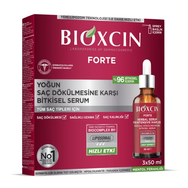 Bioxcin Forte väljalangemisvastane seerum 3x50ml
